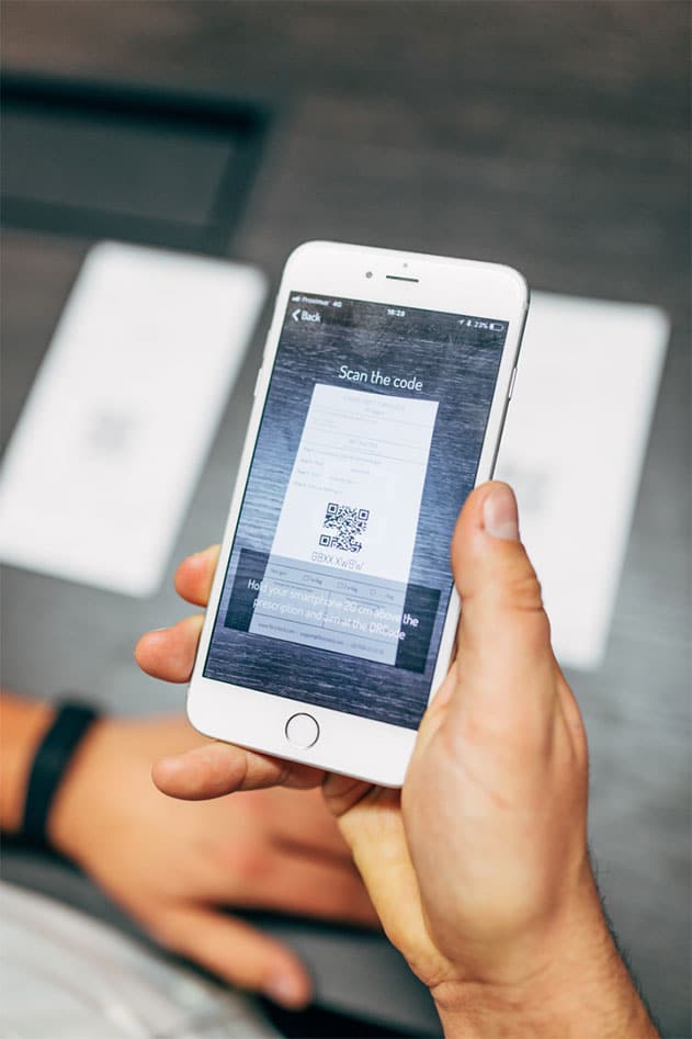 QR-code scannen