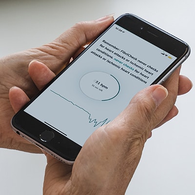Download the FibriCheck app