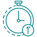 1 Minute Green Icon