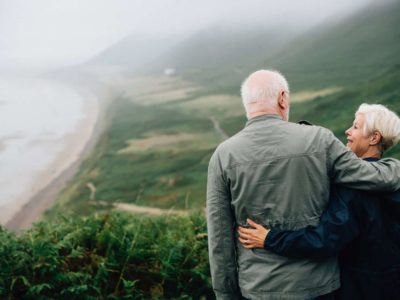 Older Couple Enjoying The View