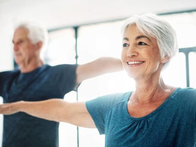 Man And Woman Exercising